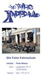 Mobile Screenshot of faire-fahrschule.de